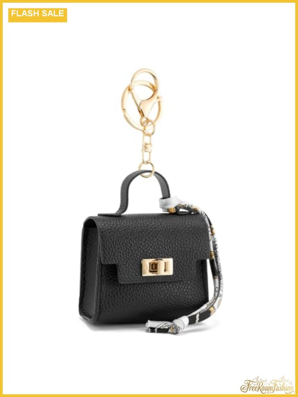 PU Leather Mini Backpack Keychain Coin Purse Twist-lock Change Pouch for Key